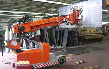 Подъем металлической пластины