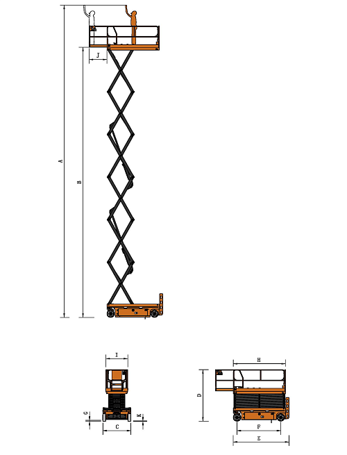 Ножничный подъемник SKYBOOM SSL-10HD